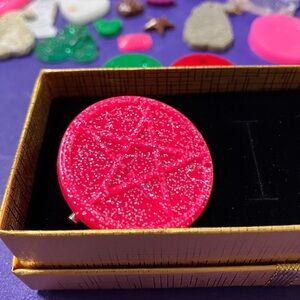 Pink Glitter Star Brooch